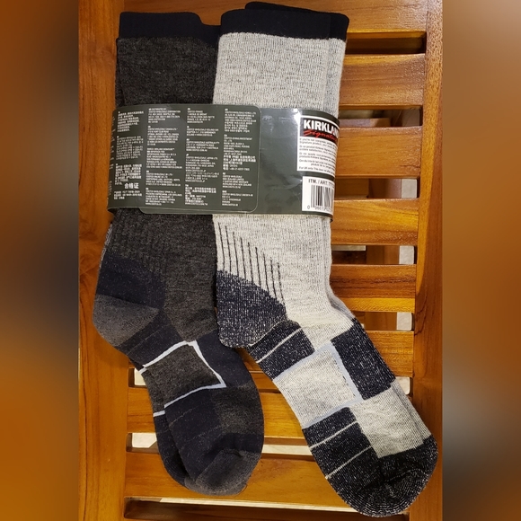 NWT 4-Pack Men's Multi-color Merino Wool Blend Cushioned Socks with Arch Support - Picture 4 of 13